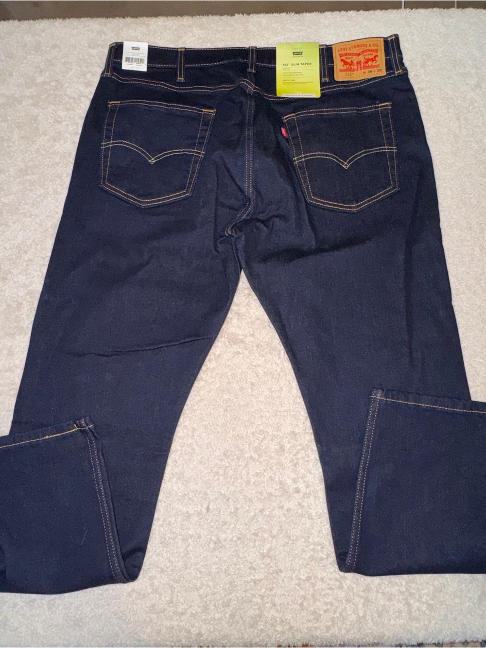 Levi's 512 Slim Taper Jeans 38x30 - Picture 4 of 4